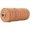 Cuerda Cuerda de Algodón Lino 3 mm de Grosor Cuerda de Algodón Rollo Completo Cuerda para Atar Embalaje Cuerda de Algodón diy Tejido Hecho a Mano Hilo de Algodón de Colores Otro