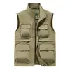 2026 Chaleco Ligero de Verano Transfronterizo Ropa de Trabajo Chaleco de Pesca Multibolsillos Chaleco de Fotografía Chaleco de Malla para Hombre