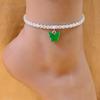 AliExpress Mais Vendido Joias Estilo Ins Design de Nicho Tornozeleira Borboleta Fresca de Praia Tornozeleira de Strass