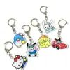 Chaveiro de Acrílico Cartoon Sanrio Gatinho KT Fofo Cachorro Pacha Pingente de Bolsa Acessórios Artesanais DIY Venda por Atacado
