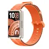 Adequado para Pulseira de Silicone Huawei Band 11, Pulseira de Pulso de Silicone Listrada Bicolor para Huawei Band 11/11 Pro