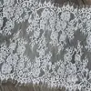 Acabamento de renda de cílios em brocado de algodão de 6CM do fabricante, acabamento de renda com fio de folha para lingerie, vestidos de casa e roupas