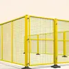 Grades de isolamento para oficinas de porta única e dupla, redes de isolamento para divisórias de armazenamento em armazéns, cercas de segurança para equipamentos de linha de montagem