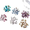 Joyería para Uñas Especial con Fondo Plano Mezclada con Color Champagne Versátil Colorida Gotas de Agua Marquise Rombo Decoración para Uñas Diamante al por Mayor