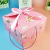 Caja de Regalo de Cumpleaños de Luna Llena para Bebés y Niños Cumpleaños 100 Caja Vacía Mochila Boda Caja de Dulces Acompañamiento Embalaje de Caja de Regalo
