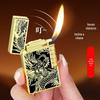 DK875 Xianglong Metal Langsheng Lateral Deslizante Grinding Wheel Fire Lighter Classic Oblique Fire Edge Play Personalidade Criativa