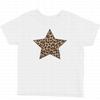 Comercio Exterior Amazon Verano Estrella de Cinco Puntas Patrón Leopardo Casual Estético Moda Calle Y2K Camiseta Top de Mujer