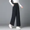 Pantalones de Traje para Mujer 2026 Primavera y Otoño Estilo Nuevo de Gama Alta Fluidos Versátiles Cómodos Rectos de Pierna Ancha Pantalones Casuales Pantalones de Trabajo