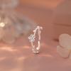 Anillo Yong Cheng S999 de Plata para Pie con Flor Fresca Elegante para Mujer Estilo Coreano Suave Estilo Coreano Dulce Anillo Nuevo para Daifa