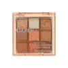Paleta de Sombras Nove Cores, Multifuncional de Alta Qualidade Rosa Explosivo Grade Quadrada Paleta de Sombras Tons Terrosos, Maquiagem Versátil para o Dia a Dia