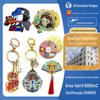 Personalizado Metal Keychain Enterprise Badge Badge Scenic Souvenir Zinc Alloy Enamel Paint Refrigerator Stickers Personalizado
