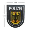 Serie Alemana Deyi Zhi Escudo de Águila Bandera Brazalete Bordado Velcro Insignia Táctica de Moral Parche de Tela Parche para Mochila