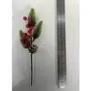 Decoração de Galho com Frutas e Agulhas de Pinheiro Artificiais Transfronteiriça Arranjo Floral de Natal Pinha Bouquet de Agulhas de Pinheiro Decoração de Feriado