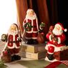 Venda imperdível de bonecos de Papai Noel, enfeites de chapéu de Natal, decorações de Natal, arranjo de atmosfera de resina para presente