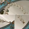 Shijia Colar de Pérolas Nicho Feminino Luz Design de Luxo Sentido Moda Elegante Colar Cadeia Colar Corrente Corrente de Lã Corrente de Contas