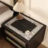 Funda de Mesa de Noche Estilo Americano de Lujo Ligero, Mantel, Funda de Dormitorio de Gama Alta, Funda a Prueba de Polvo para Refrigerador, Lavadora y Microondas