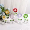 Adornos de Girasol de Cristal Regalos para Fiesta de Año Nuevo Auspiciosos y Prósperos Decoraciones para Sala de Estar Comedor Regalos