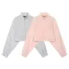 Novedades Verano 2026 Moda Callejera Femenina Europea y Americana Chaqueta Ligera de Manga Larga con Cuello Alto W040 260566