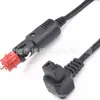 Cable de Alimentación para Refrigerador Compresor de Coche Cable de Alimentación para Refrigerador de Coche Cable con Enchufe para Refrigerador de Coche Encendedor de Cigarrillos Alemán