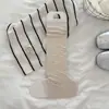 Calcetines estilo ballet calcetines de media pantorrilla para mujer calcetines de malla fina transpirables de verano calcetines de media suela para pantorrilla calcetines que cubren el pie calcetines blancos holgados