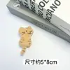 Acessórios de Gato de Pelúcia Fofo de Desenho Animado Pingente de Bolsa DIY Chaveiro Acessórios de Cabelo Decoração de Roupa Chapéu Acessórios de Boneca