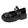 Zapatos de Cuero de Moda Casual para Niñas 2025 Verano Nuevos Zapatos de Presentación para Niños Mayores, Zapatos de Cuero Versátiles Cómodos Negros
