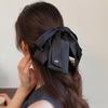 Pinza para el Cabello con Lazo Elegante Francés Estilo Coreano Pinza de Cinta para el Cabello Exquisita para Mujer Clip para Cola de Caballo Accesorios para el Cabello de Alta Gama Tocado
