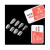 Uñas Postizas Portátiles Estilo Callejero, Tamaño Corto, No Requieren Limado, Forma de Trapecio Gota de Agua, Pegatinas para Uñas de Extensión Perfectas, 100 Piezas