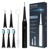 Limpiador Ultrasónico de Dientes de 5 Velocidades, Removedor de Sarro Dental Dos en Uno, Cepillo de Dientes Eléctrico, Limpiador Bucal, Herramienta de Limpieza Dental