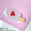 Accesorios de resina de paleta luminosa hechos a mano creativos pegamento de crema DIY pasador funda de teléfono móvil decoración de pegatina de refrigerador material