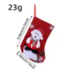 Hong Kong Amor Nuevas Decoraciones Navideñas Calcetines de Lana Rojo y Blanco Reno Bolsa de Regalo Bolsa de Regalo para Niños Calcetines de Navidad Tejidos