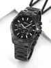 Reloj para Hombre Tendencia de Moda Esfera Grande con Calendario Correa de Acero Resistente al Agua Reloj de Cuarzo Venta al por Mayor