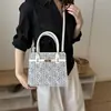 Bolso Pequeño Cuadrado Casual Simple Versátil con Estampado Retro para Mujer con una Textura Única de Alta Gama, Bolso Cruzado Nuevo Elegante de Verano