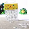 Pin Blanco Transparente para Pintar Uñas Tablero de Corcho Tablero de Mensajes Pin Caja Pequeña Colgante