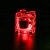 Partículas pequeñas 2*2 lámpara redonda de bloques de construcción accesorios rompecabezas DIY juguete de bloques de construcción luces LED flash coloridos accesorios de juguete