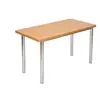 Mesas y sillas para comedor escolar, mesas de comida rápida para comedor de empresa, juego de mesa de comedor de pizarra de una sola pieza de alta gama para empleados