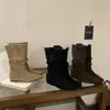 Botas Altas Versátiles Coreanas de Suela Blanda para Aumentar la Altura para Mujer, Botas Largas Ajustadas hasta la Rodilla, Botas de Jinete de Moda