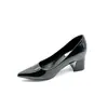 Tacones Altos Slingback de Punta Elevadores de Altura de 8 CM para Mujer, Puramente Elegantes, Suaves para el Trayecto Diario, Cómodos por su Tacón Grueso
