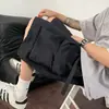 Shorts de trabajo funcionales estilo retro americano con bolsillos grandes para hombre, shorts de playa de verano, pantalones casuales holgados de longitud media