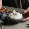 Tigela de Arroz de Cerâmica Grossa Retrô Japonês 4,5 polegadas Tigela Criativa de Cerâmica para Comer Tigela de Salada Tigela de Macarrão Tigela Pequena para Sopa Comercial