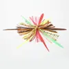 Cebo Artificial Luya Hombre Barbudo Accesorios de Modificación DIY Alambre de Silicona Cabeza de Plomo Gancho Falda de Silicona Gancho para Atar Señuelos Pequeños Accesorios