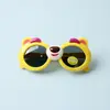 Gafas de Sol Polarizadas Estilo Antiguo para Niños, Visores Solares de Silicona Lindos, Gafas para Jugar y Fotos en Vacaciones, Niños Lindos
