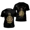 Nueva Camiseta Pulóver para Hombre con Estampado Satánico Transfronterizo, Ropa Interior de Manga Corta, Tops de Comercio Exterior, Wholesale Personalizado para Hombres