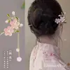 Pasador de Borlas para Mujer, Accesorio para el Cabello Estilo Antiguo Hanfu, Nuevo Adorno para el Cabello Estilo Chino, Pasador para Moño Diario, Pinza para el Cabello Simple para el Trabajo
