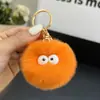 Chaveiro Pingente Bola Pequena de Pelo de Coelho Ins Tendência Bola Pequena de Pelúcia Decoração de Mochila Presente Estilo Ins