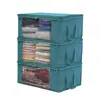 Saco de Armazenamento de Colcha Sem Cheiro Transfronteiriço com Janela Transparente Saco de Organização de Roupas Saco de Organização para Mudança Saco de Armazenamento de Colcha Doméstica