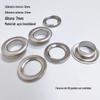 Diâmetro interno 12mm fivela de ilhó de ondulação de metal dupla face antiferrugem cortina lona fivela de ilhós ilhó de aço inoxidável fivela oca
