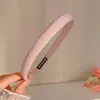 Diadema rosa de verano con calavera alta para niñas, diadema de presión para el cabello de temperamento dulce, pasador diario antideslizante, coleta para lavarse la cara