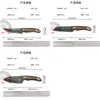 Cuchillo de Corte para Carne Forjado Transfronterizo, Cuchillo Pequeño Afilado para Cortar Carne, Cuchillo de Cintura Pequeño para Defensa Personal al Aire Libre, Pelado de Frutas, Desollado de Piel de Oveja y Extracción de Huesos