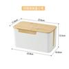 Caja de Almacenamiento para Router de Bambú y Madera Caja de Recogida de Cables para WiFi Inalámbrico Decodificador de TV Artefacto de Sombra para Arreglo de Gato Ligero